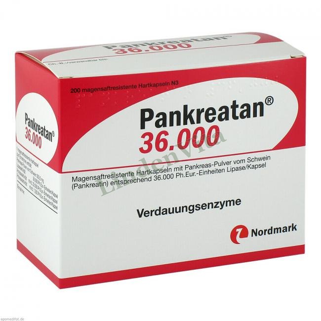 Панкреатан / Pankreatan - Мультиэнзимы — упаковка препарата