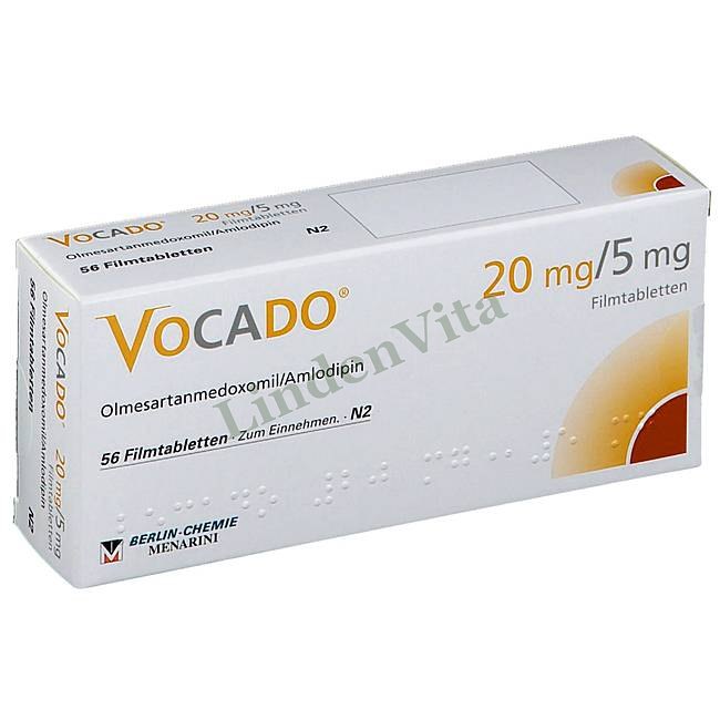 Вокадо / Vocado - Олмесартан + Амлодипін / Від тиску — упаковка препарату