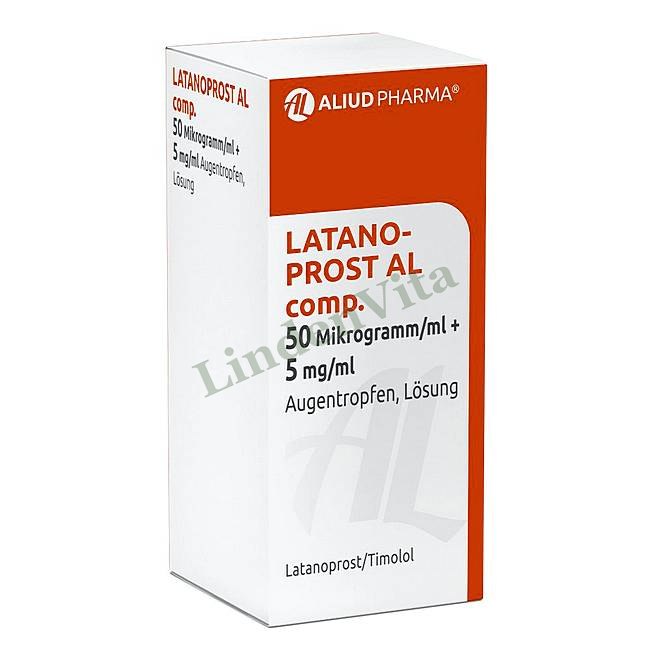 Латанопрост / Latanoprost - Тимолол + Латанопрост / Очі та вуха — упаковка препарату