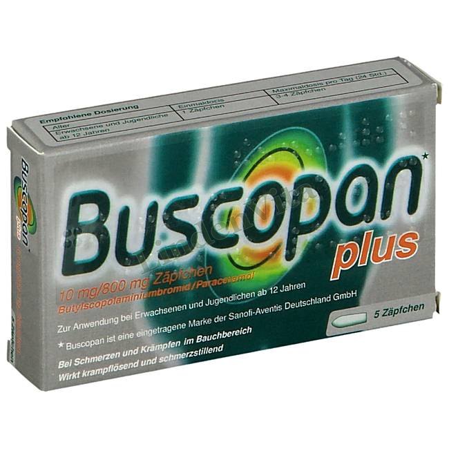 Бускопан / Buscopan - Бутилскополамін + Анальгетик / Шлунок і травлення — упаковка препарату