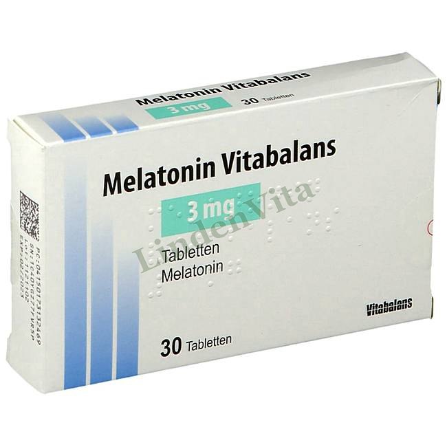 Мелатонин Витабаланс / Melatonin Vitabalans - Мелатонин — упаковка препарата