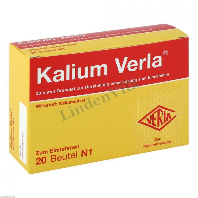 Каліум Верла / Kalium Verla - Калію цитрат — упаковка препарату