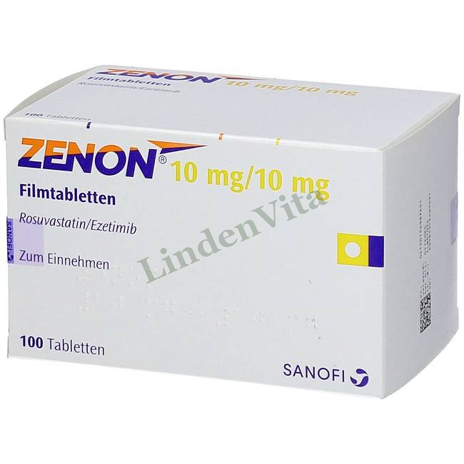 Зенон / Zenon - Розувастатин + Эзетимиб — упаковка препарата