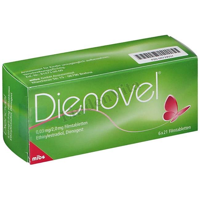 Диеновель / Dienovel - Антиандроген + Эстроген — упаковка препарата