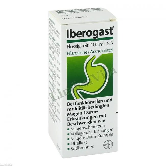 Іберогаст / Iberogast — упаковка препарату