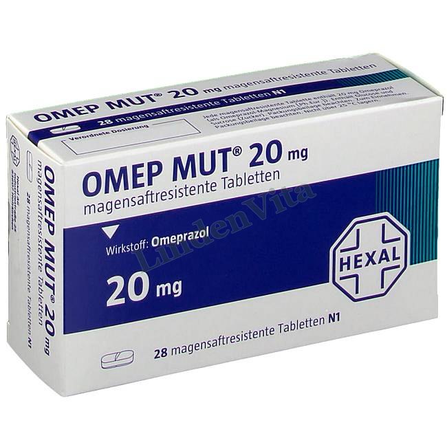 Омеп Мут / Omep Mut - Омепразол — упаковка препарата