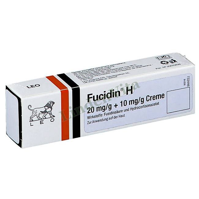 Фуцидин / Fucidine - Гидрокортизон + Антисептик / Кожные заболевания — упаковка препарата