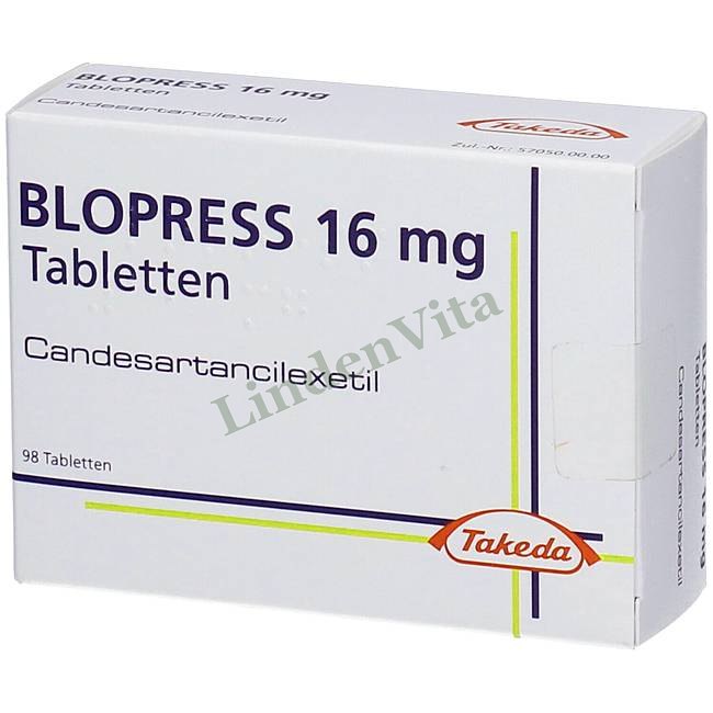 Блопресс / Blopress - Кандесартан / Від тиску — упаковка препарату