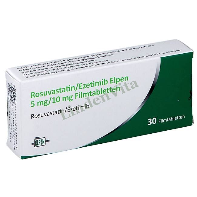 Розувастатин / Rosuvastatin - Розувастатин + Эзетимиб / Холестерин и тромбоз — упаковка препарата