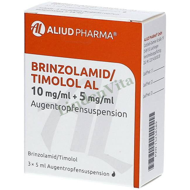 Бринзоламід / Brinzolamid - Тимолол + Бринзоламід / Очі та вуха — упаковка препарату
