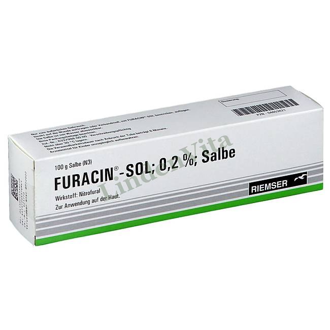 Фурацин / Furacin - Нитрофурал — упаковка препарата