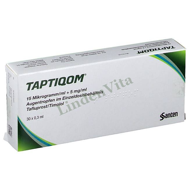 Таптиком / Taptiqom - Тимолол — упаковка препарату