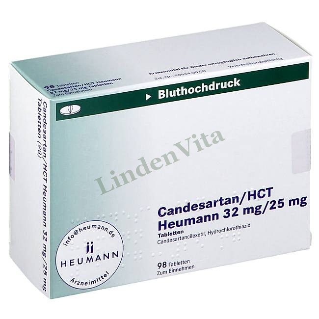 Кандесартан / Candesartan - Кандесартан + Гідрохлоротіазид / Від тиску — упаковка препарату