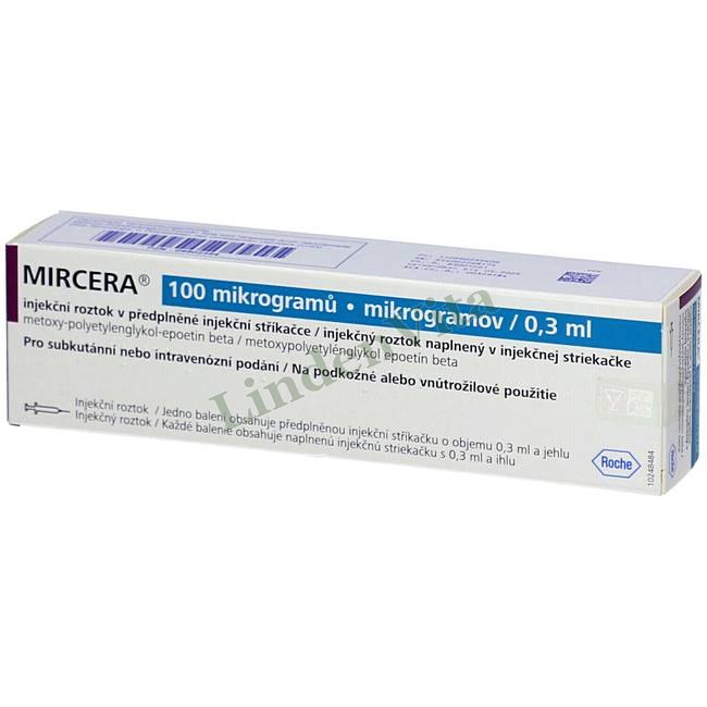 Мирцера / Mircera - Метокси-полиэтиленгликоль-эпоэтин бета — упаковка препарата