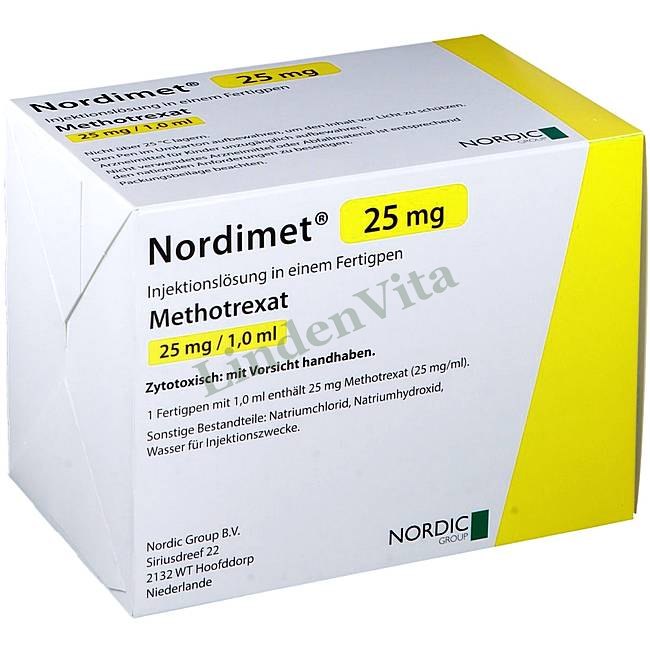 Нордимет / Nordimet - Метотрексат — упаковка препарата
