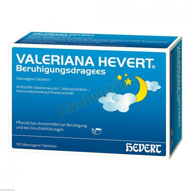 Валеріана / Valeriana — Психіатрія — упаковка препарату