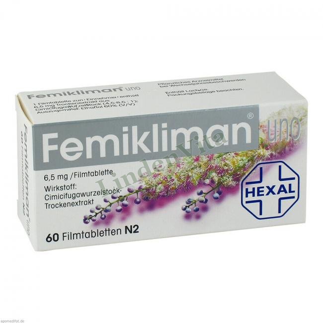 Фемиклиман / Femikliman - Корневище цимицифуги — упаковка препарата