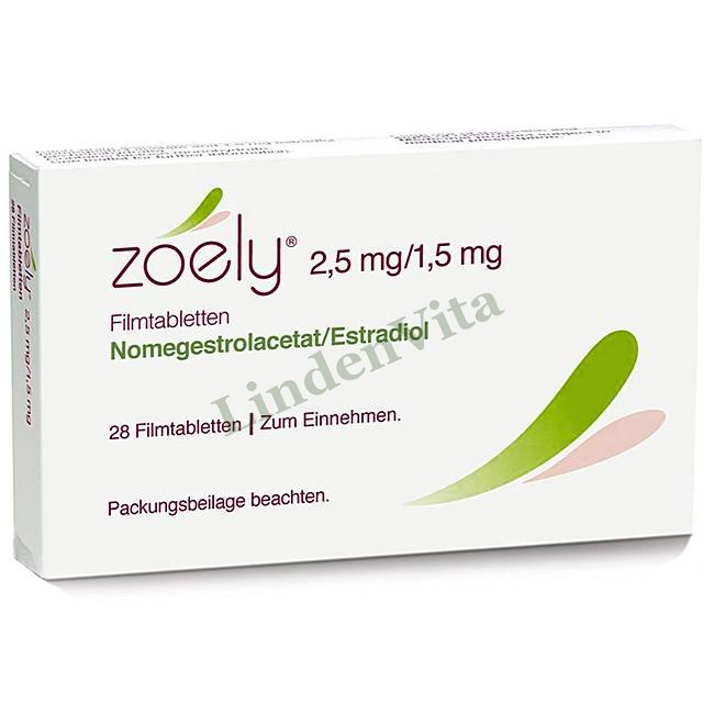 Зоелі / Zoely - Номегестрол + Естрадіол — упаковка препарату