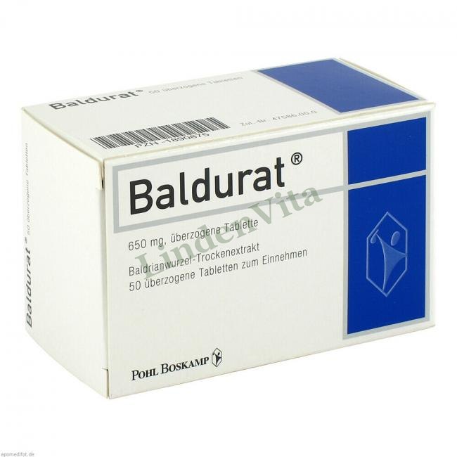 Балдурат / Baldurat - Корень валерианы — упаковка препарата