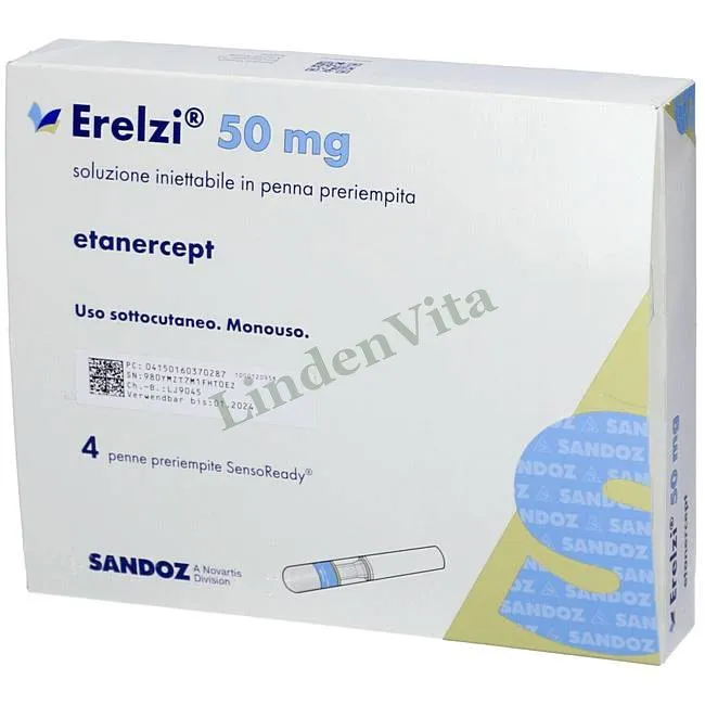 Ерелзі / Erelzi - Етанерцепт — упаковка препарату