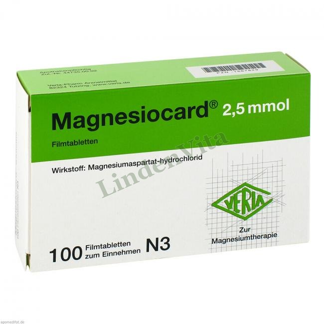 Магнезіокард / Magnesiocard - Магнію солі — упаковка препарату