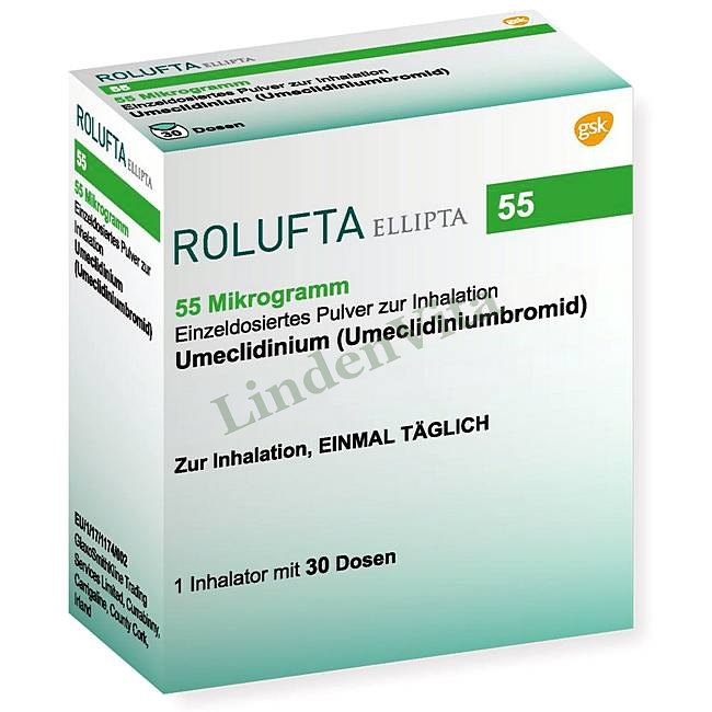 Ролуфта / Rolufta - Умеклидиния бромид — упаковка препарата