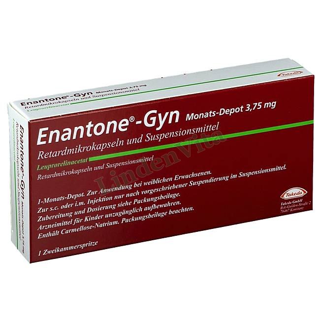 Енантон / Enantone - Лейпрорелін / Гормональні препарати — упаковка препарату