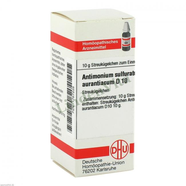 Антимоніум Сульфуратум / Antimonium Sulfuratum — упаковка препарату