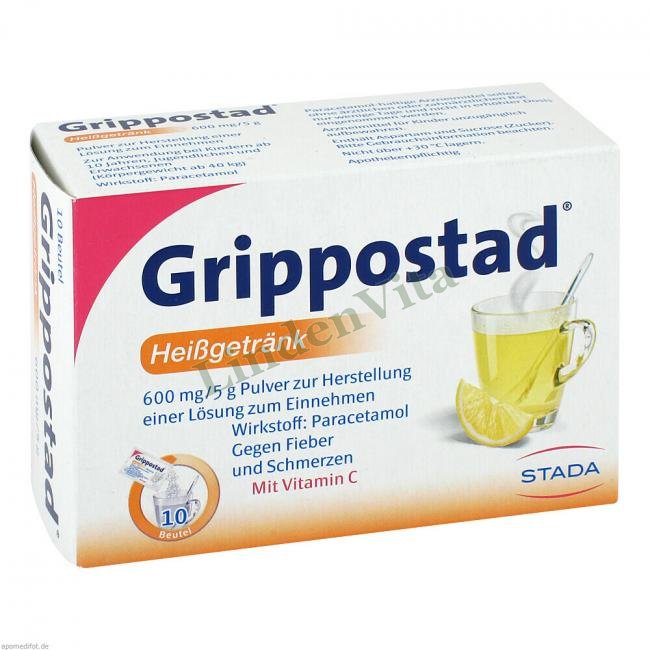 Гриппостад / Grippostad - Парацетамол / Обезболивающие — упаковка препарата
