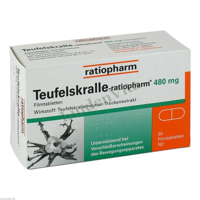 Теуфельскралле / Teufelskralle - Корінь диявольського кігтя — упаковка препарату