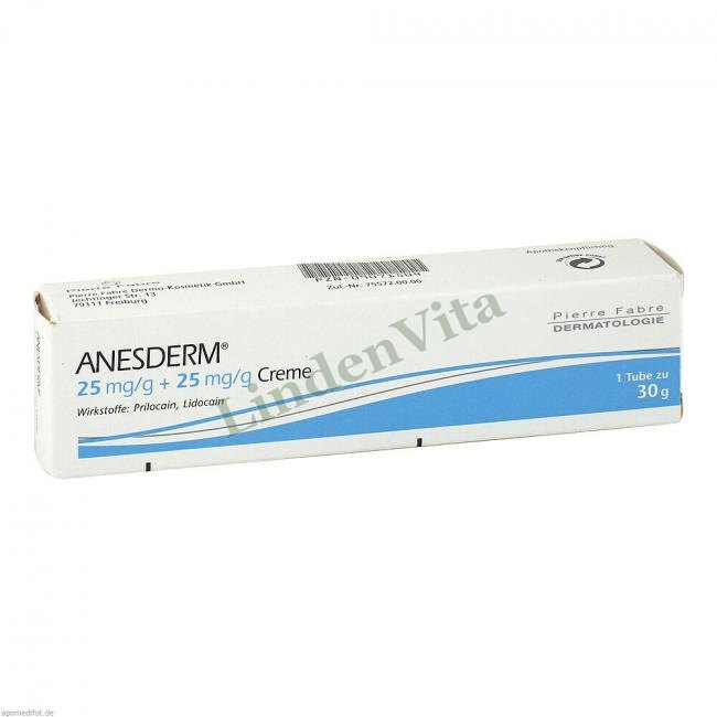 Анесдерм / Anesderm — упаковка препарата