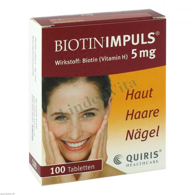 Біотин Імпульс / Biotin Impuls - Вітамін B7 (Біотин) — упаковка препарату