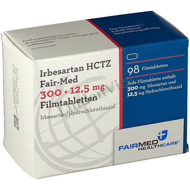 Ірбесартан / Irbesartan - Ірбесартан + Гідрохлоротіазид / Від тиску — упаковка препарату