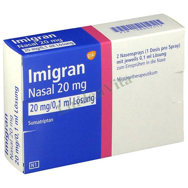 Имигран / Imigran - Суматриптан — упаковка препарата