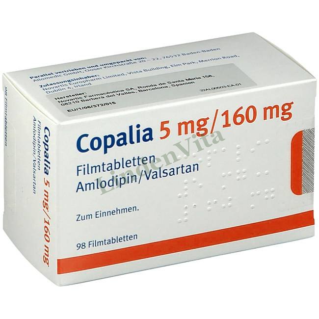 Копалія / Copalia - Валсартан + Амлодипін / Від тиску — упаковка препарату