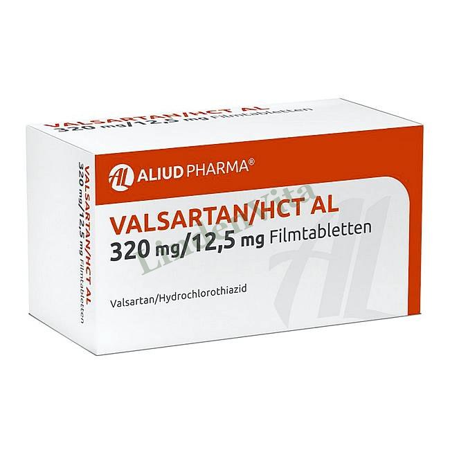 Валсартан / Valsartan - Валсартан + Гідрохлоротіазид / Від тиску — упаковка препарату