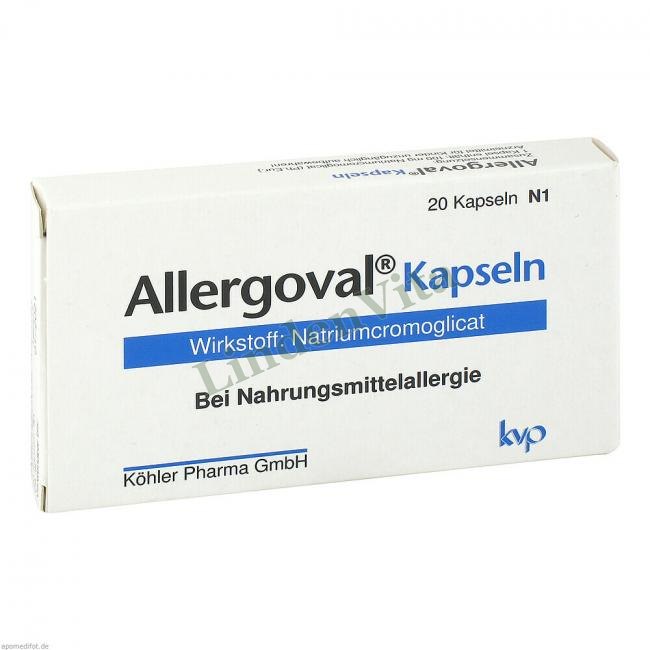 Алерговал / Allergoval - Кромогліциєва кислота — упаковка препарату