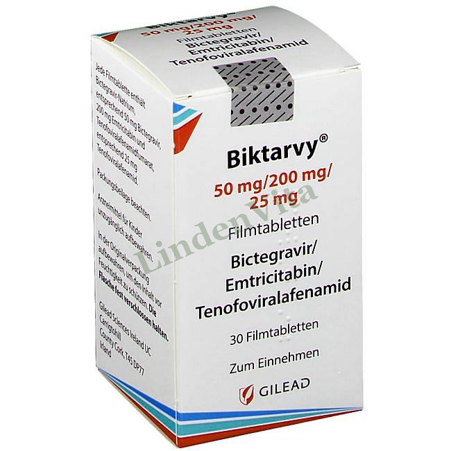 Биктарви / Biktarvy - Эмтрицитабин Тенофовир Биктегравир — упаковка препарата
