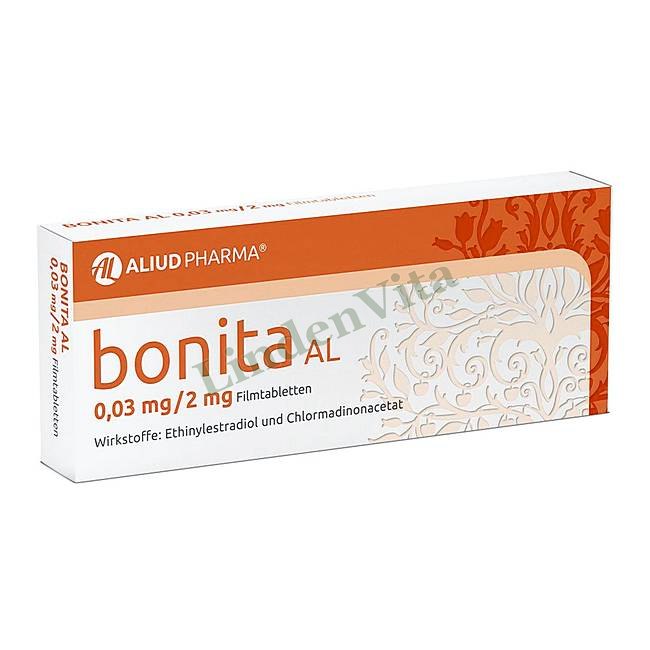 Бонита / Bonita - Хлормадинон + Этинилэстрадиол — упаковка препарата
