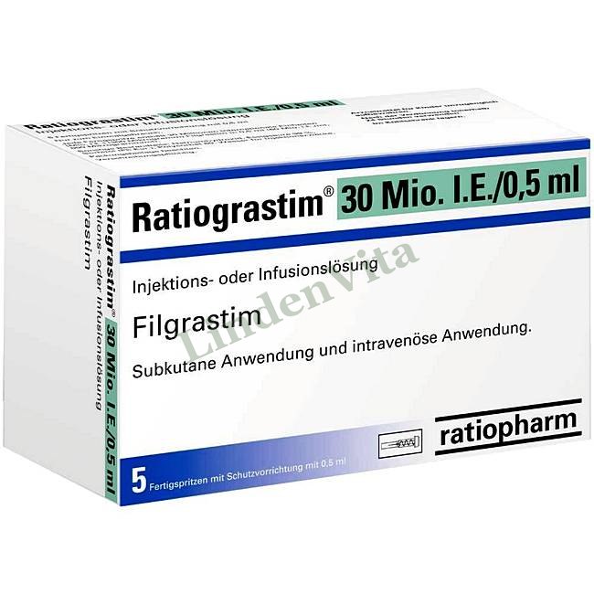 Ратіограстим / Ratiograstim - Філграстим — упаковка препарату