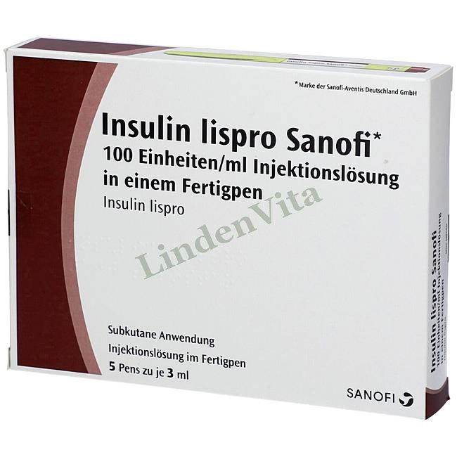 Инсулин Лизпро / Insulin Lispro - Инсулин лизпро — упаковка препарата