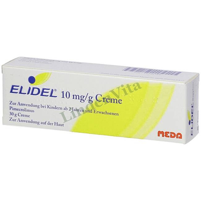Элидел / Elidel - Пимекролимус — упаковка препарата