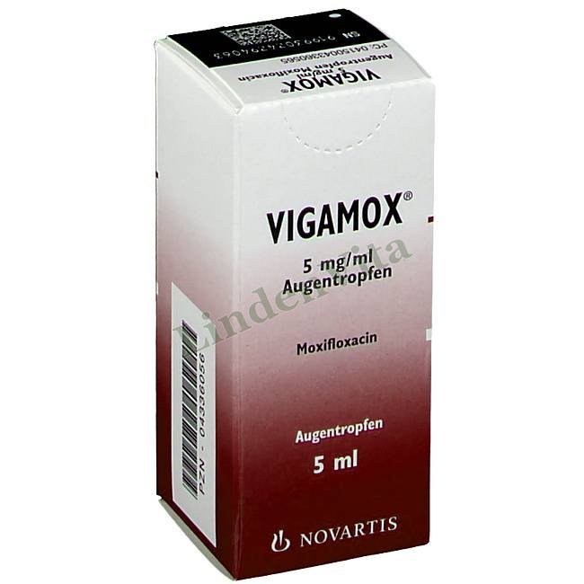 Вігамокс / Vigamox - Моксифлоксацин — упаковка препарату