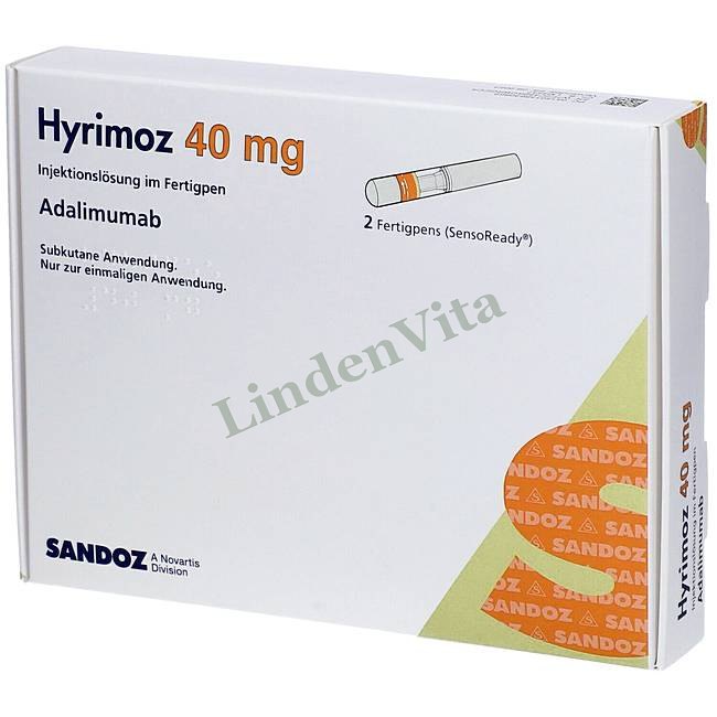 Хиримоз / Hyrimoz - Адалимумаб — упаковка препарата