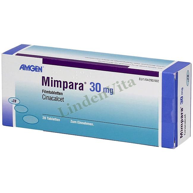 Мімпара / Mimpara - Цинакальцет — упаковка препарату