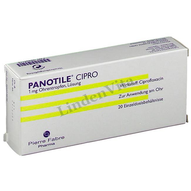 Панотил Ципро / Panotile Cipro - Ципрофлоксацин — упаковка препарата