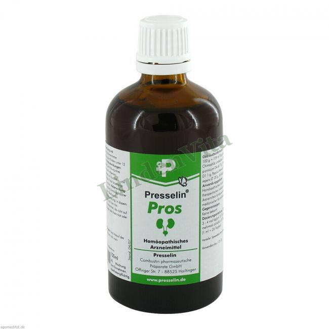 Пресселін Прос / Presselin Pros — упаковка препарату