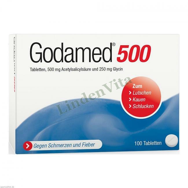 Годамед / Godamed - Ацетилсаліцилова кислота / Знеболювальні — упаковка препарату