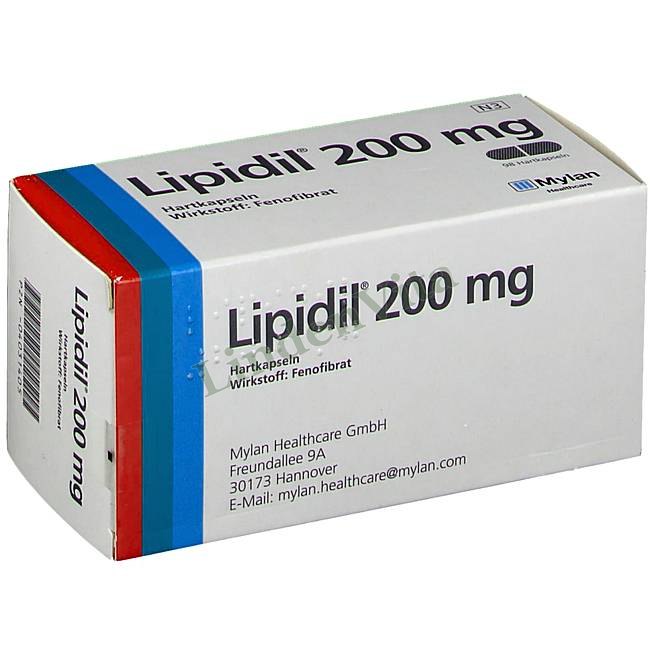 Липидил / Lipidil - Фенофибрат — упаковка препарата