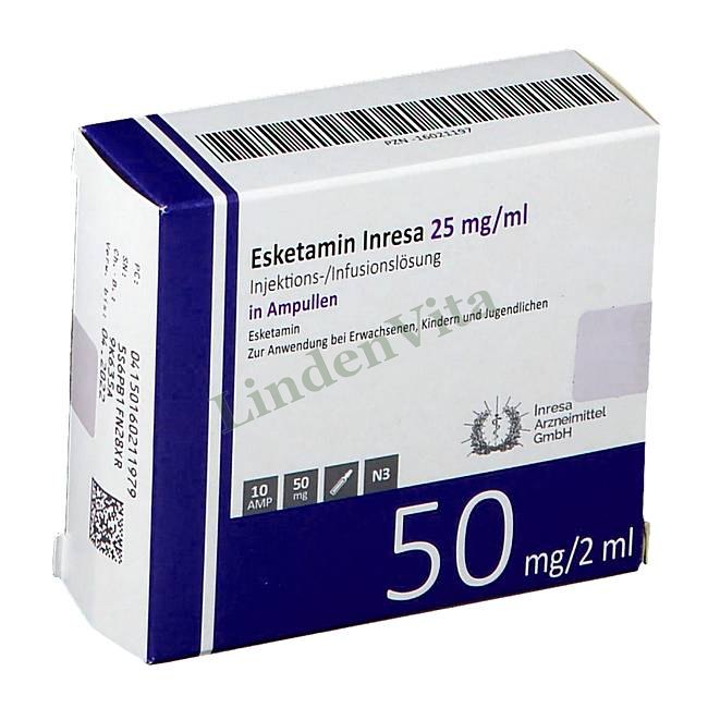 Ескетамін / Esketamin - Ескетамін — упаковка препарату